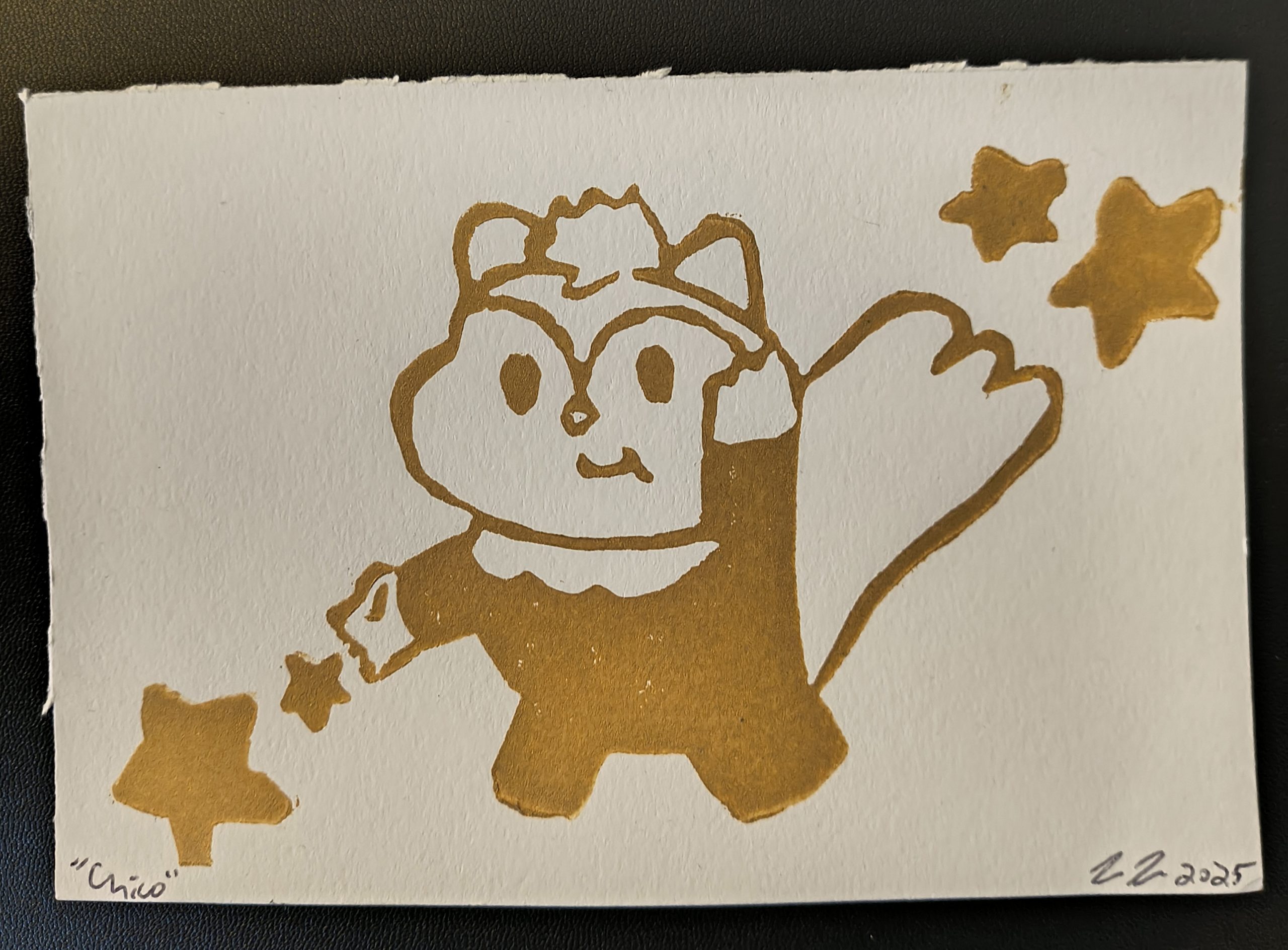 Chico Linocut Print - Image 2